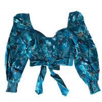 Band Of The Free - Sybille Floral Crop Blouse