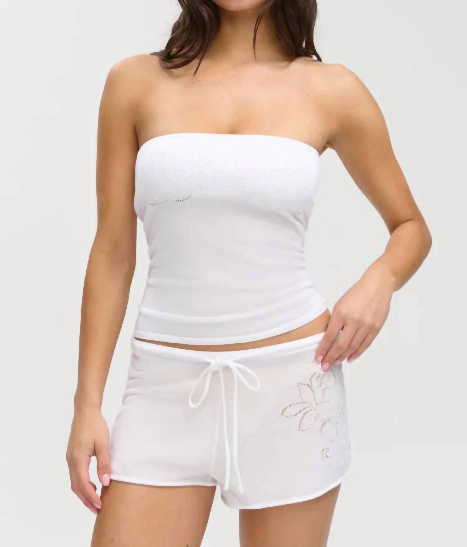 Frankies Bikinis - Margot Knit Tube Top