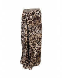 Theo The Label - Danae Print Ruched Skirt