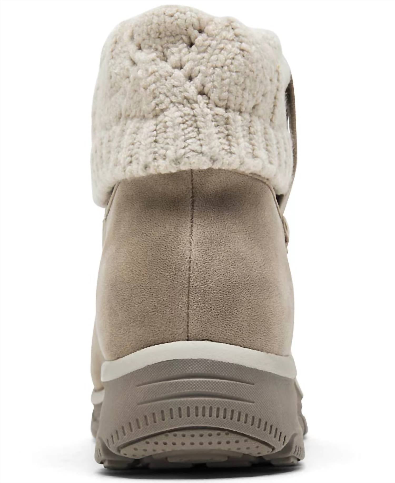 Skechers Women's Easy Going Cozy Weather 2 Bootie in taupe - women's shoe - alternate view
