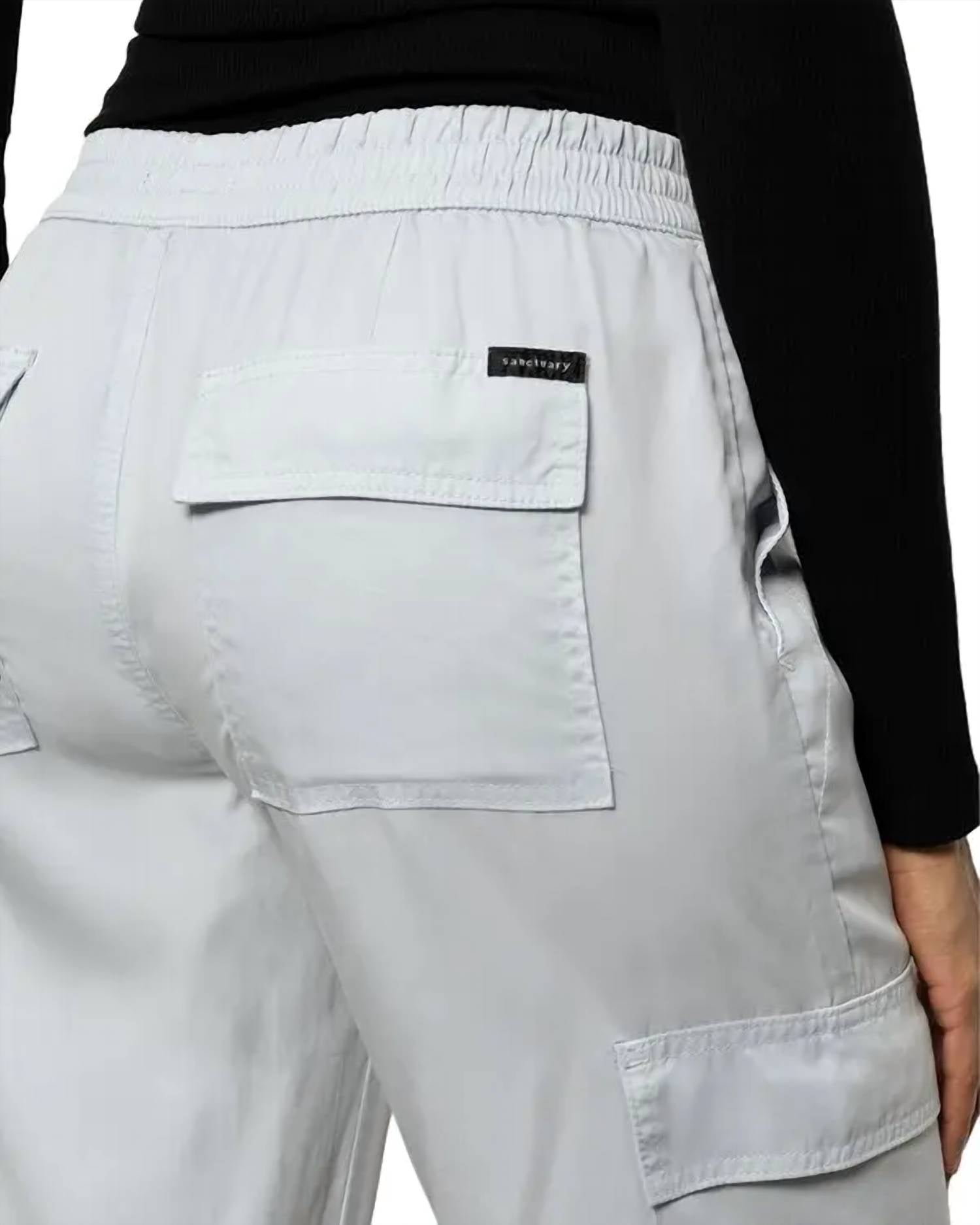 Sanctuary Soft Cargo Pants in pearl blue - women's pants - view 4