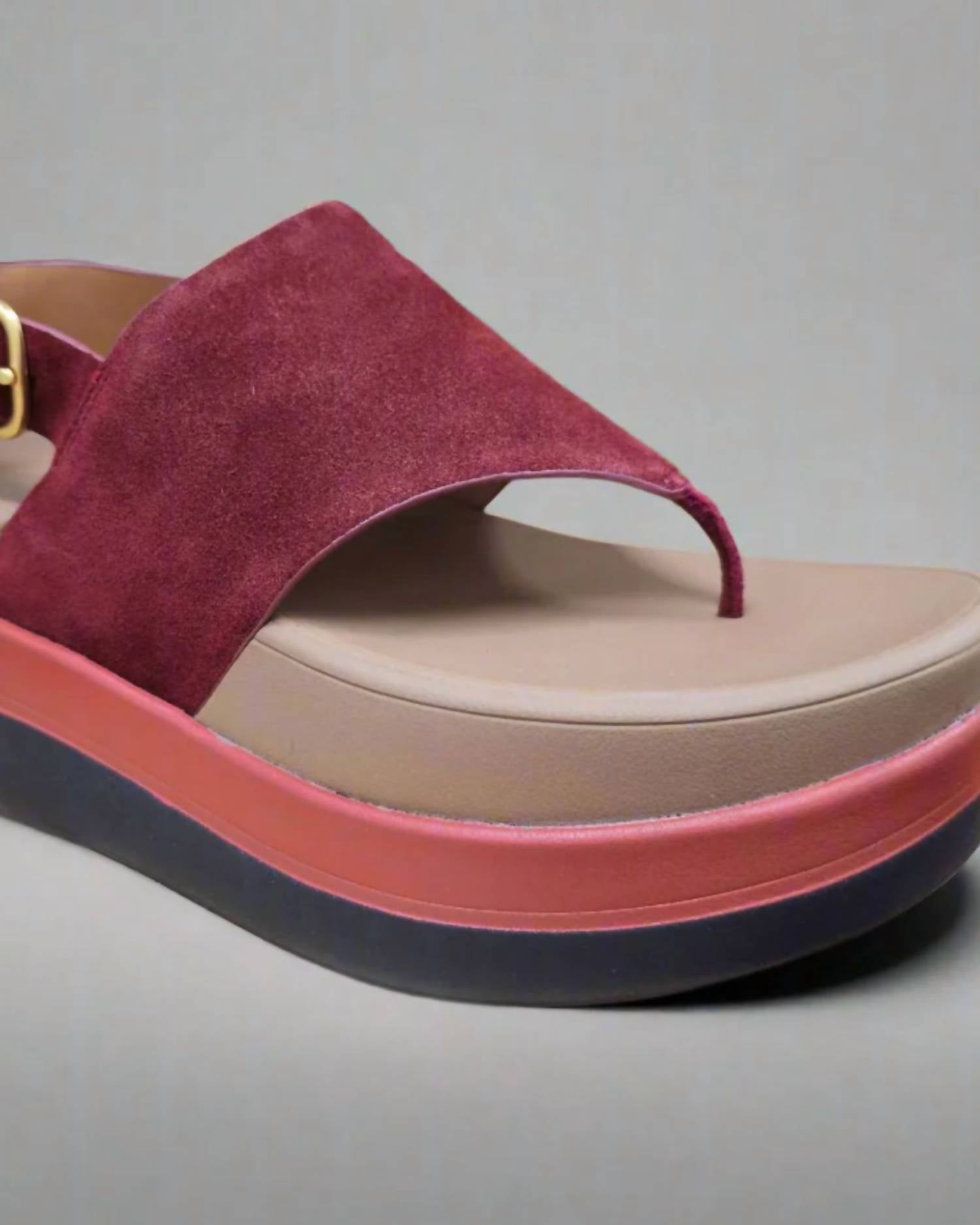 Fitflop - Women's Stack Leather Back-strap Toe-post Sandal
