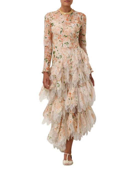 Zimmermann - Natura Feather Midi Dress