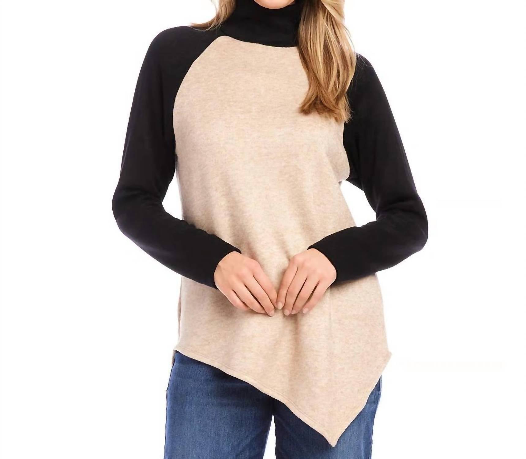 Karen Kane - Orion Asymmetric Turtleneck Top