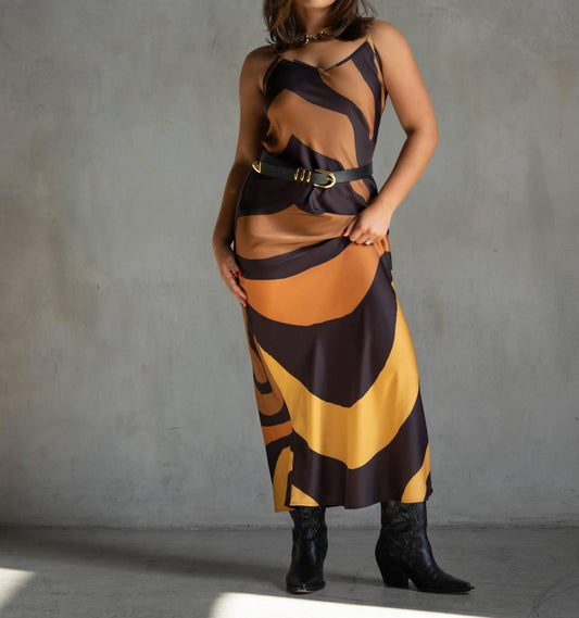 Care Tucker - Lennon Zipslip - Dress Desert Swirling Wind