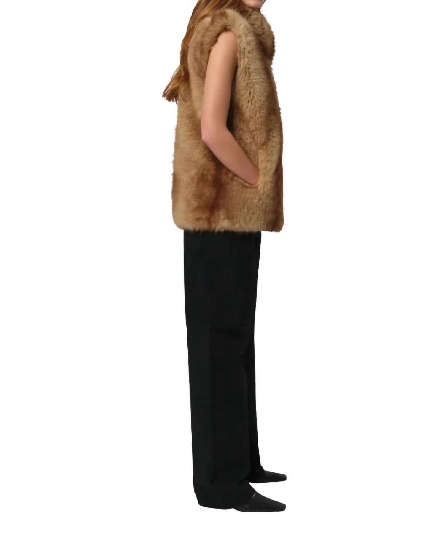 Apparis - Laila Sleeveless Mink Vest