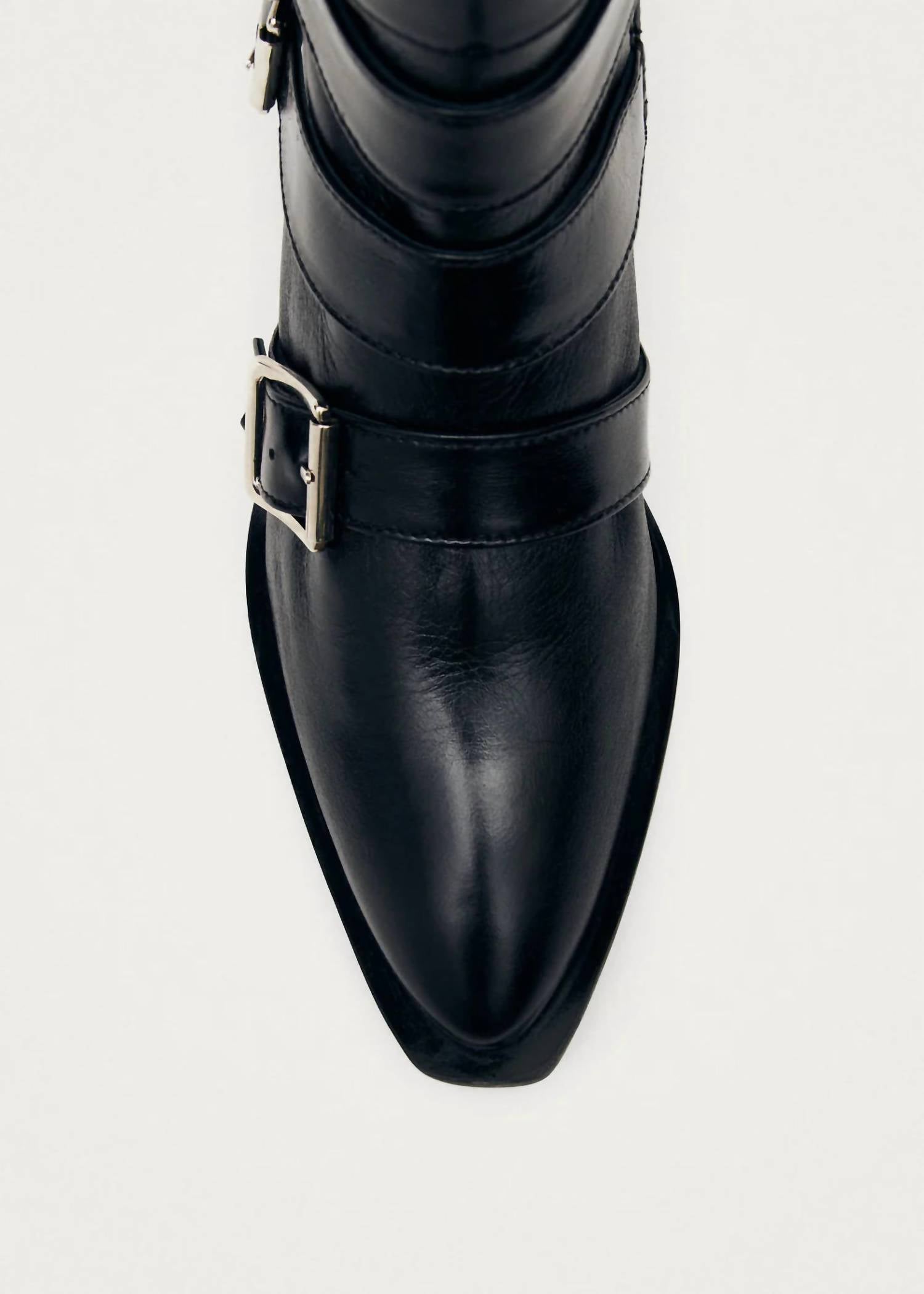 ALOHAS Women's Eras Leather Ankle Boots in black - women's shoe - view 4