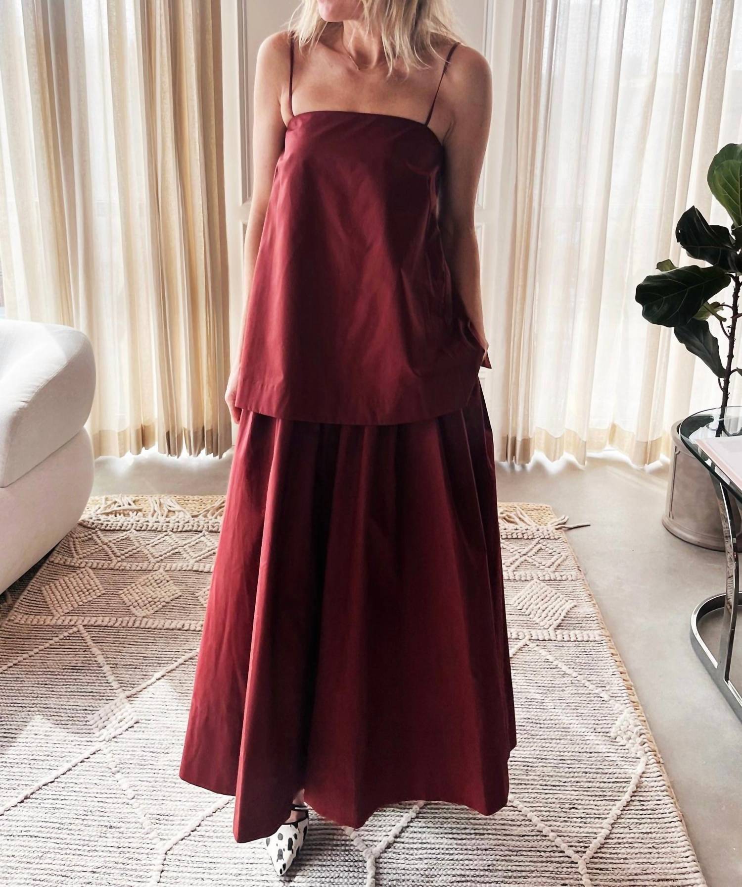 House Of Dagmar - Cotton Strap Maxi Dress