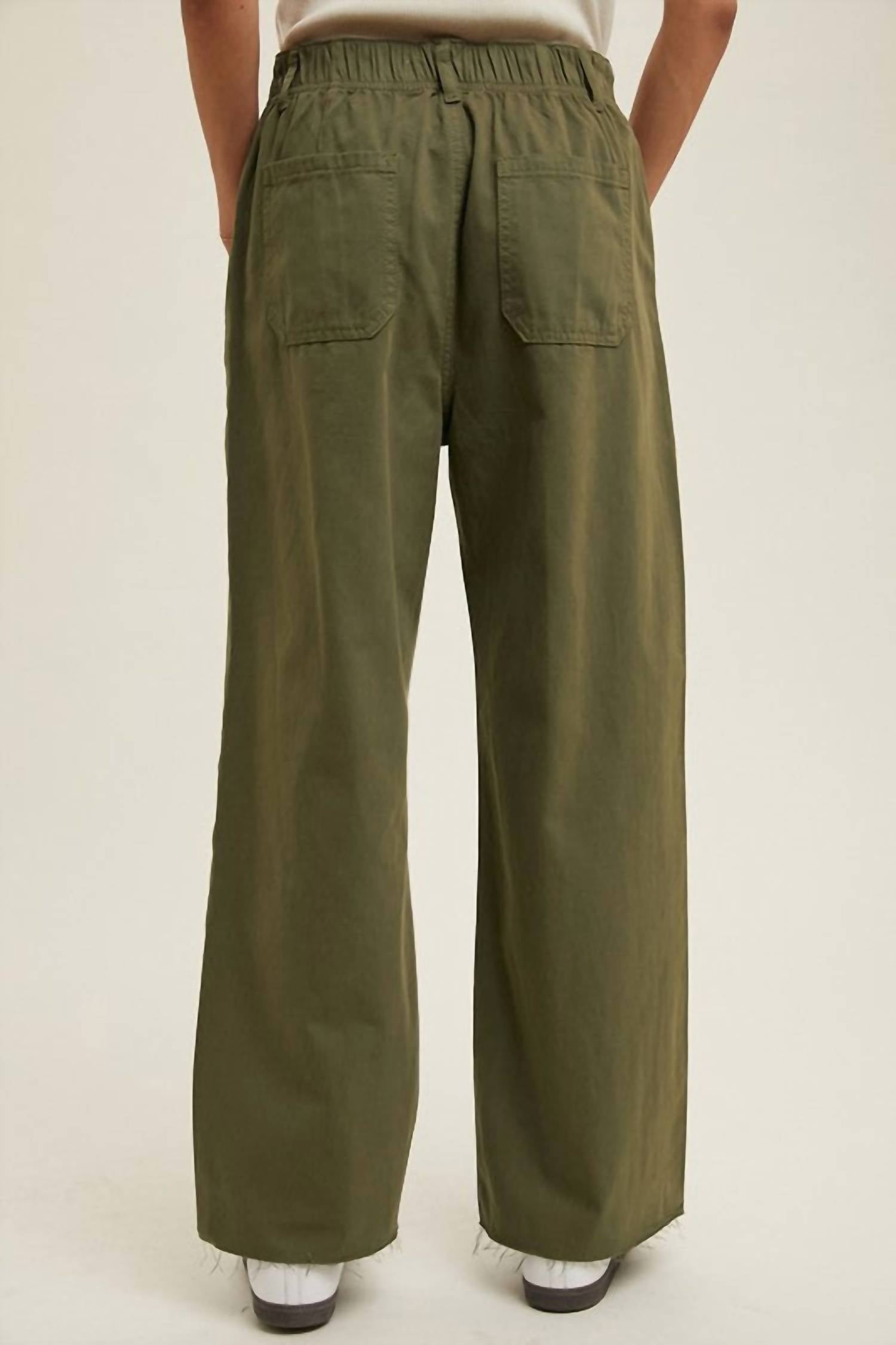 Wishlist - Raw Edge Washed Denim Pant