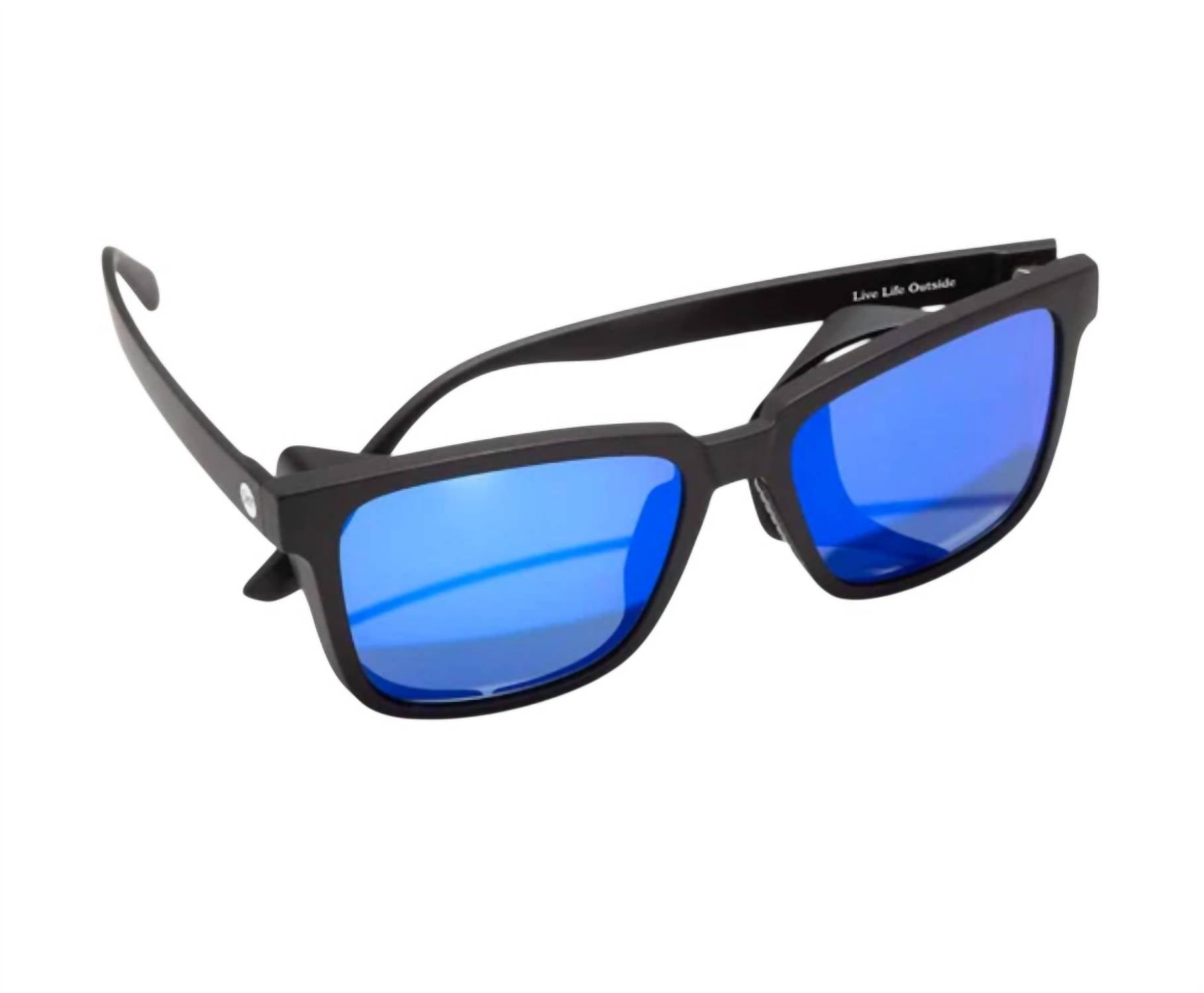 Sunski Women's Couloir Sunglasses in black blue - women's accessory - view 4