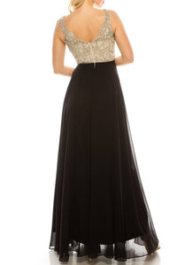 Aidan Mattox - Embellished Sleeveless A-line Dress