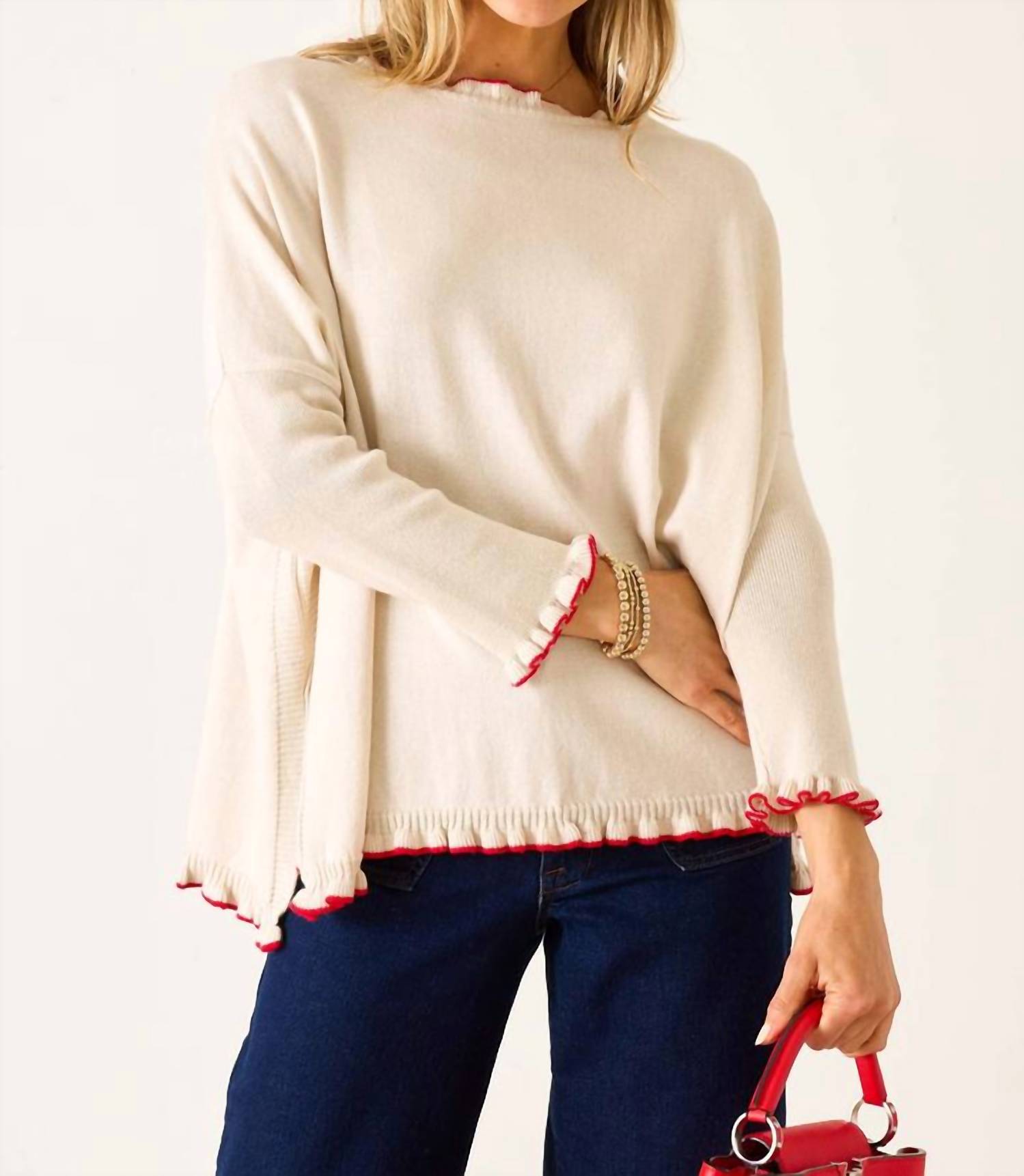 Mersea - Ruffley Catalina Cotton Sweater