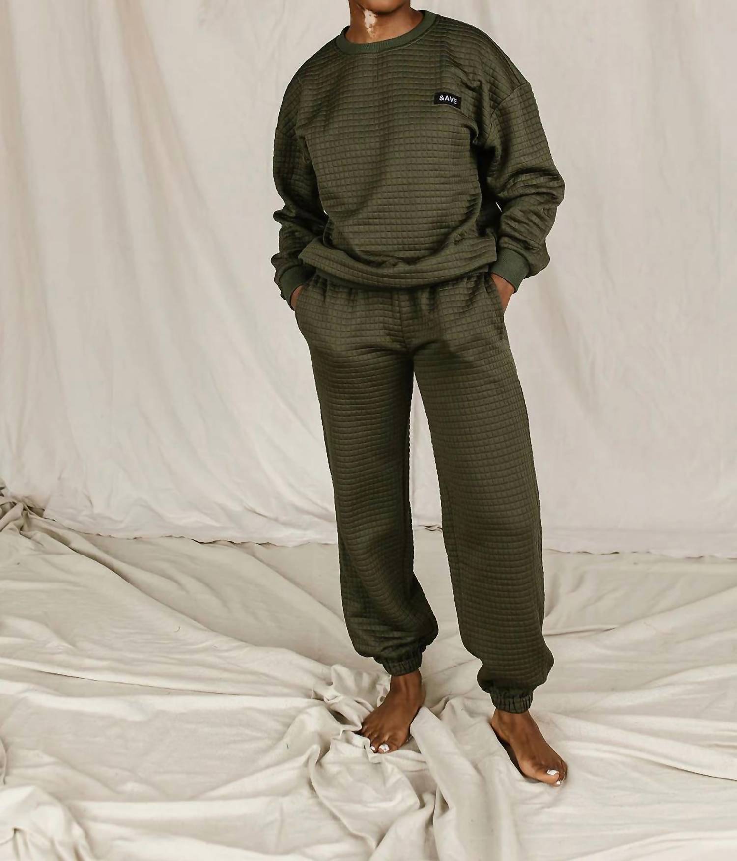 Ampersand Ave - Quilted Pullover Sweater