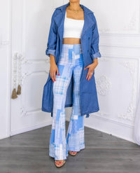 Surelymine - Denim Fashion Lightweight Coat