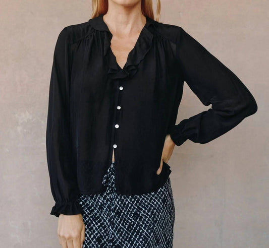 Bella Dahl - Raglan Ruffle Blouse