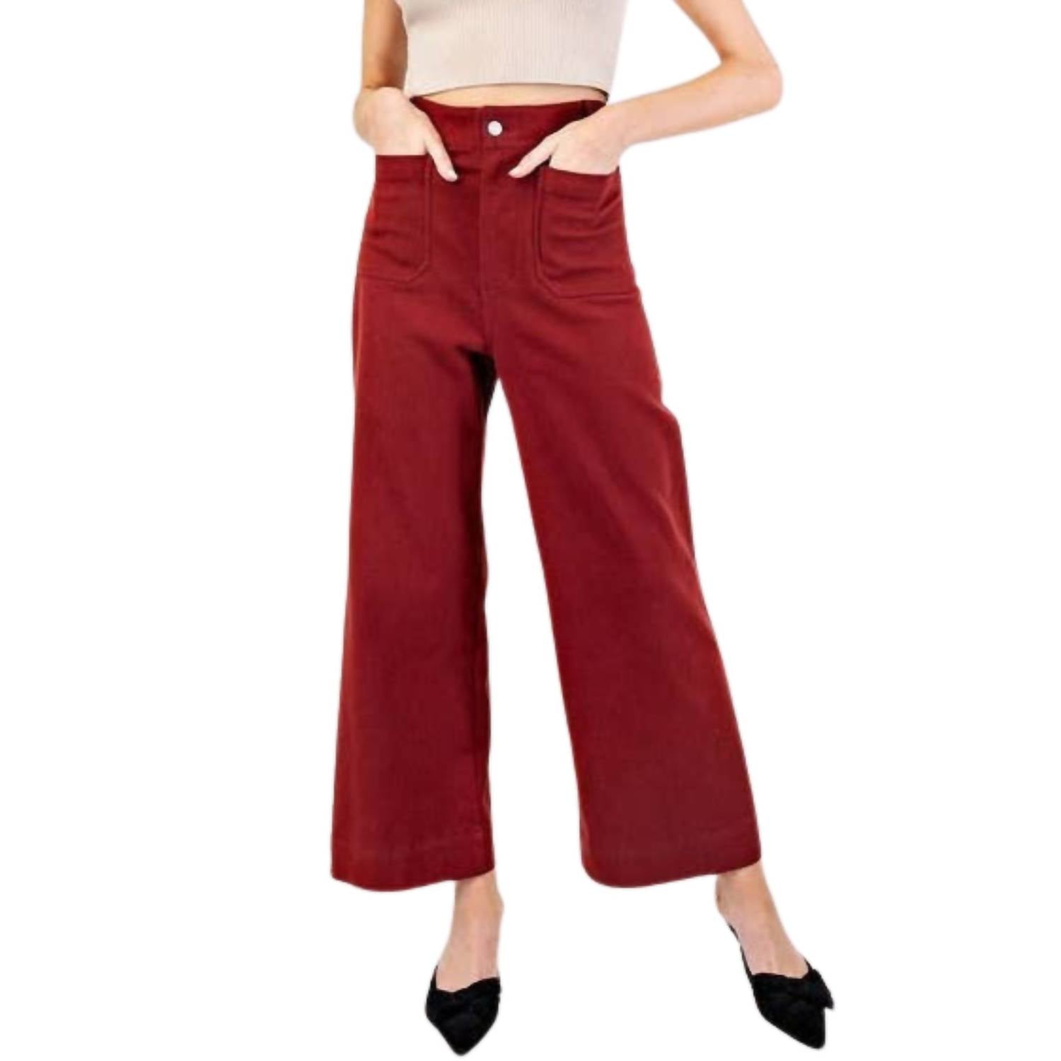 Style Usa - Soft Washed Wide Leg Pants