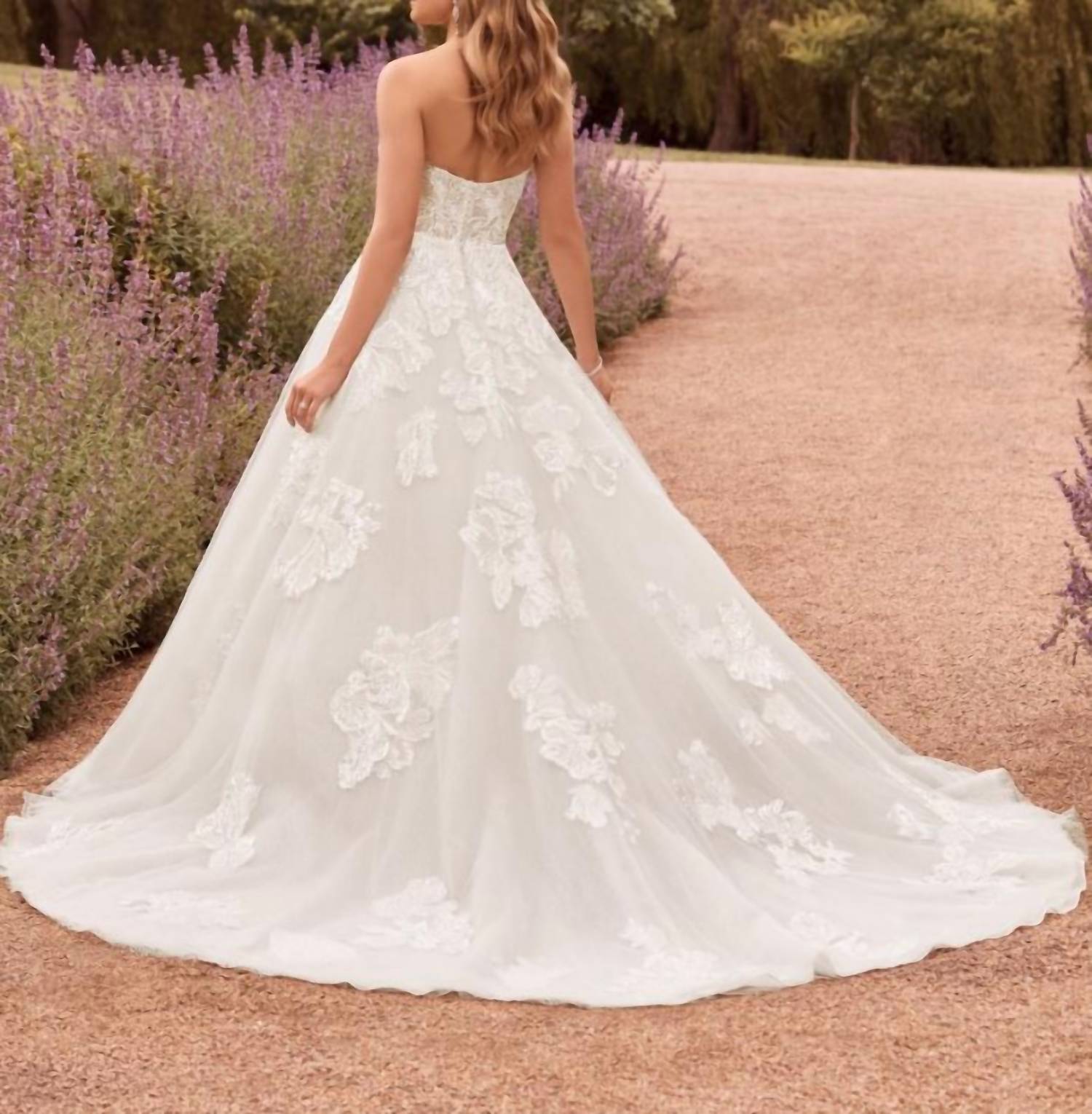 Sophia Tolli - Strapless Sparkly Princess Wedding Gown