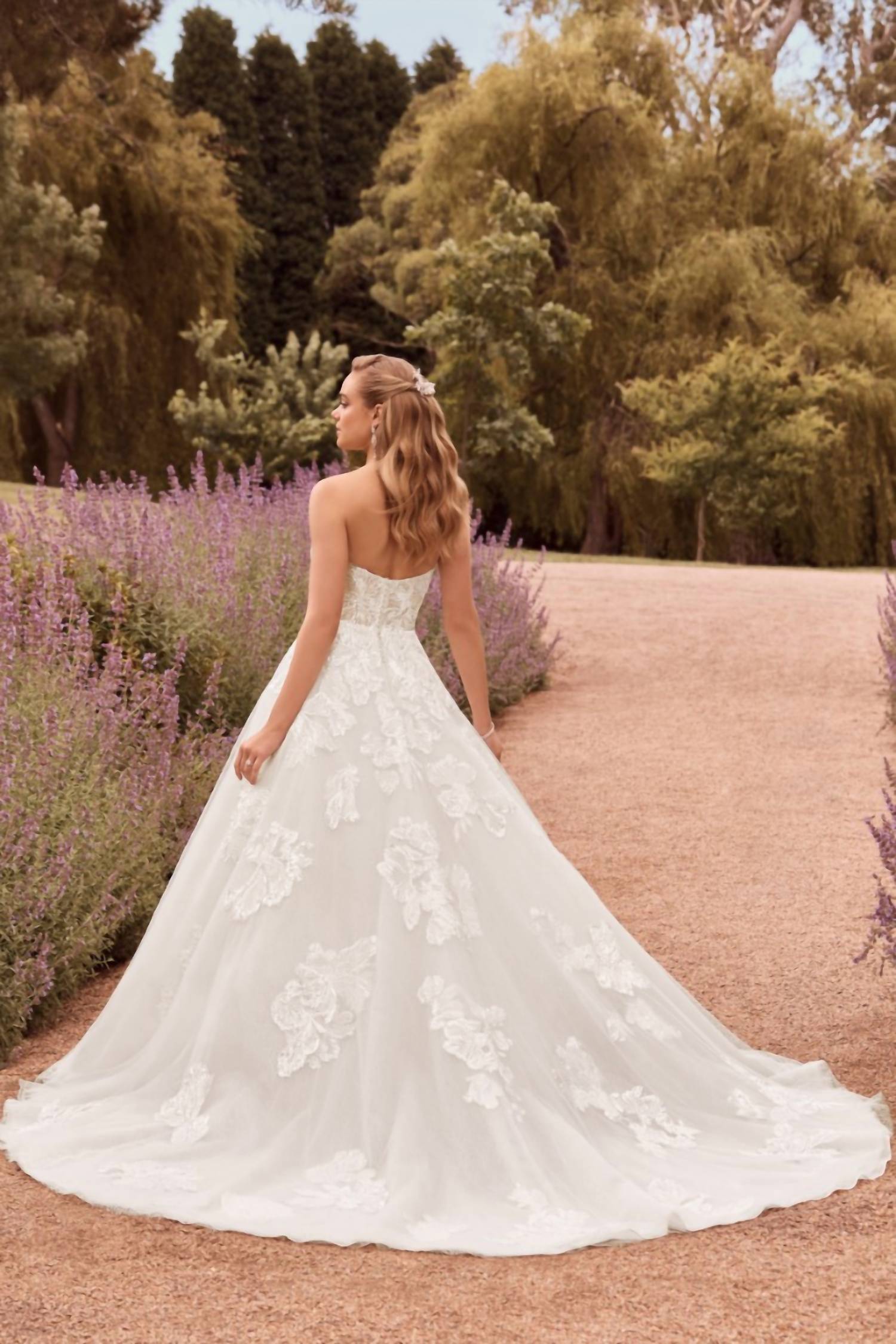 Sophia Tolli - Strapless Sparkly Princess Wedding Gown