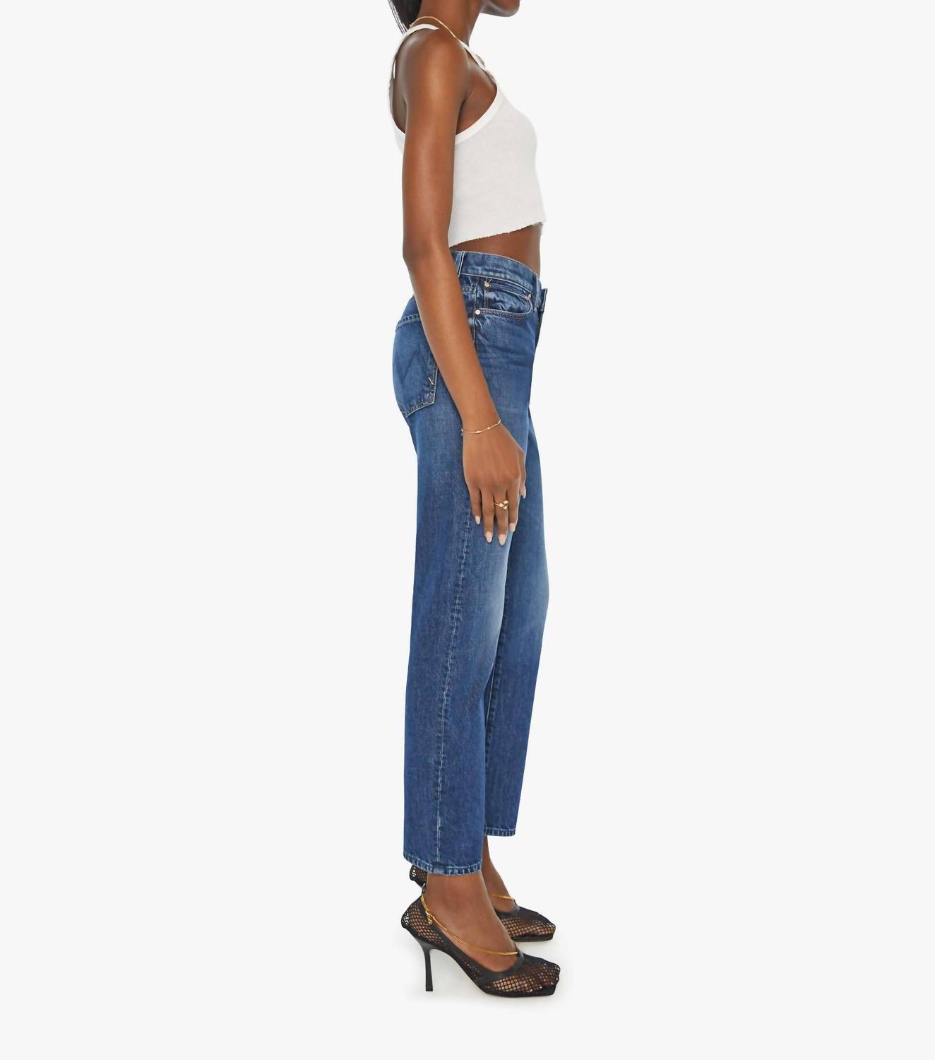 Mother - Ditcher Zip Flood Straight-leg Jeans