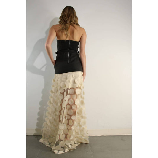 Mulla - Midnight Illusion Strapless Gown