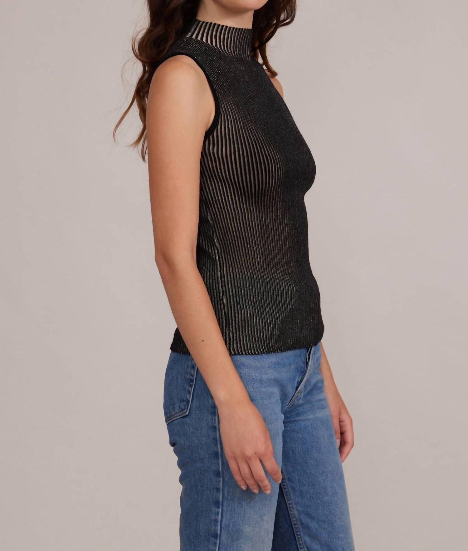 Lucy Paris - Gyda Mockneck Tank Top