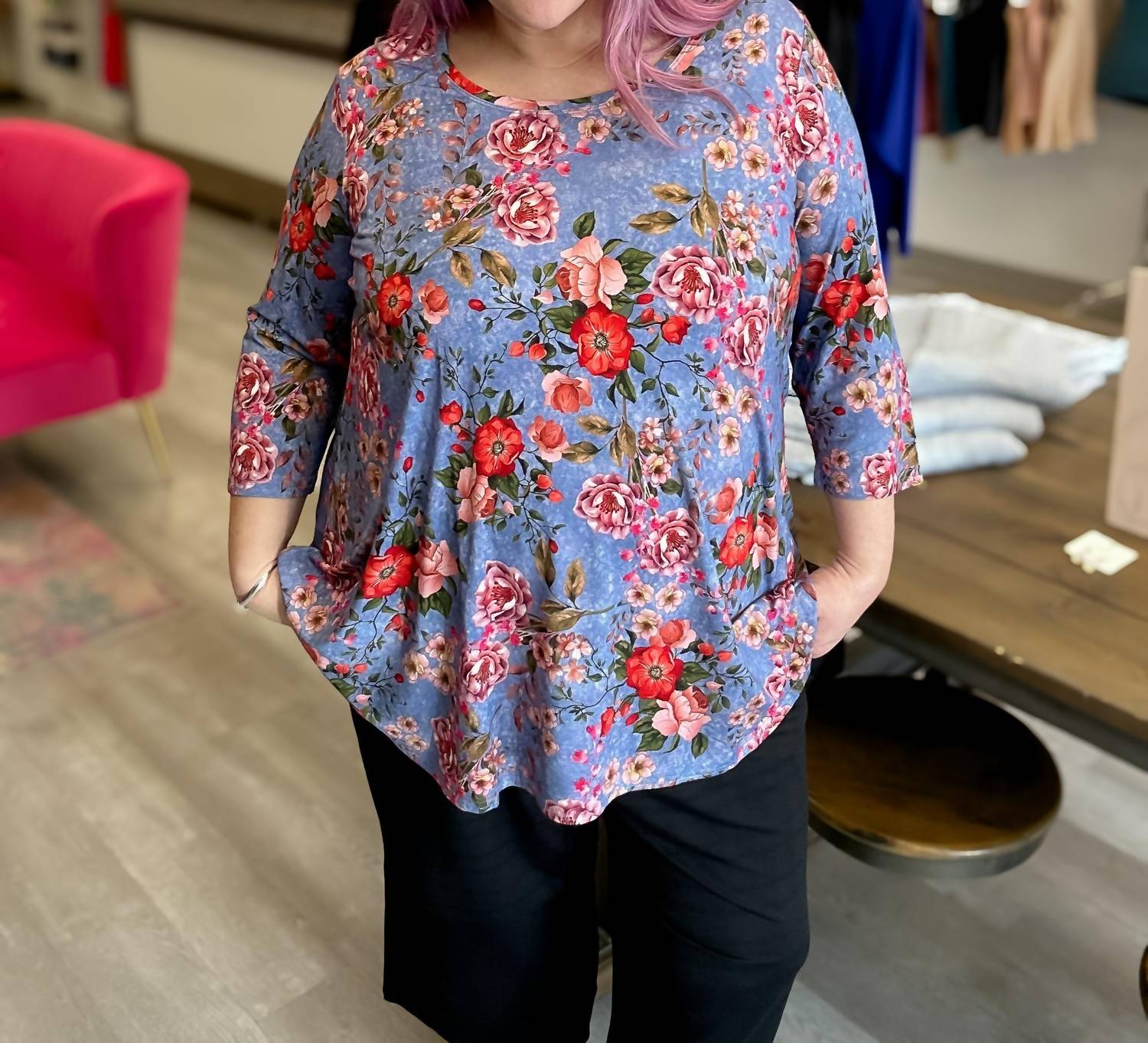 Blue Sky Clothing Co - Jazz Quarter Sleeve Bamboo Top