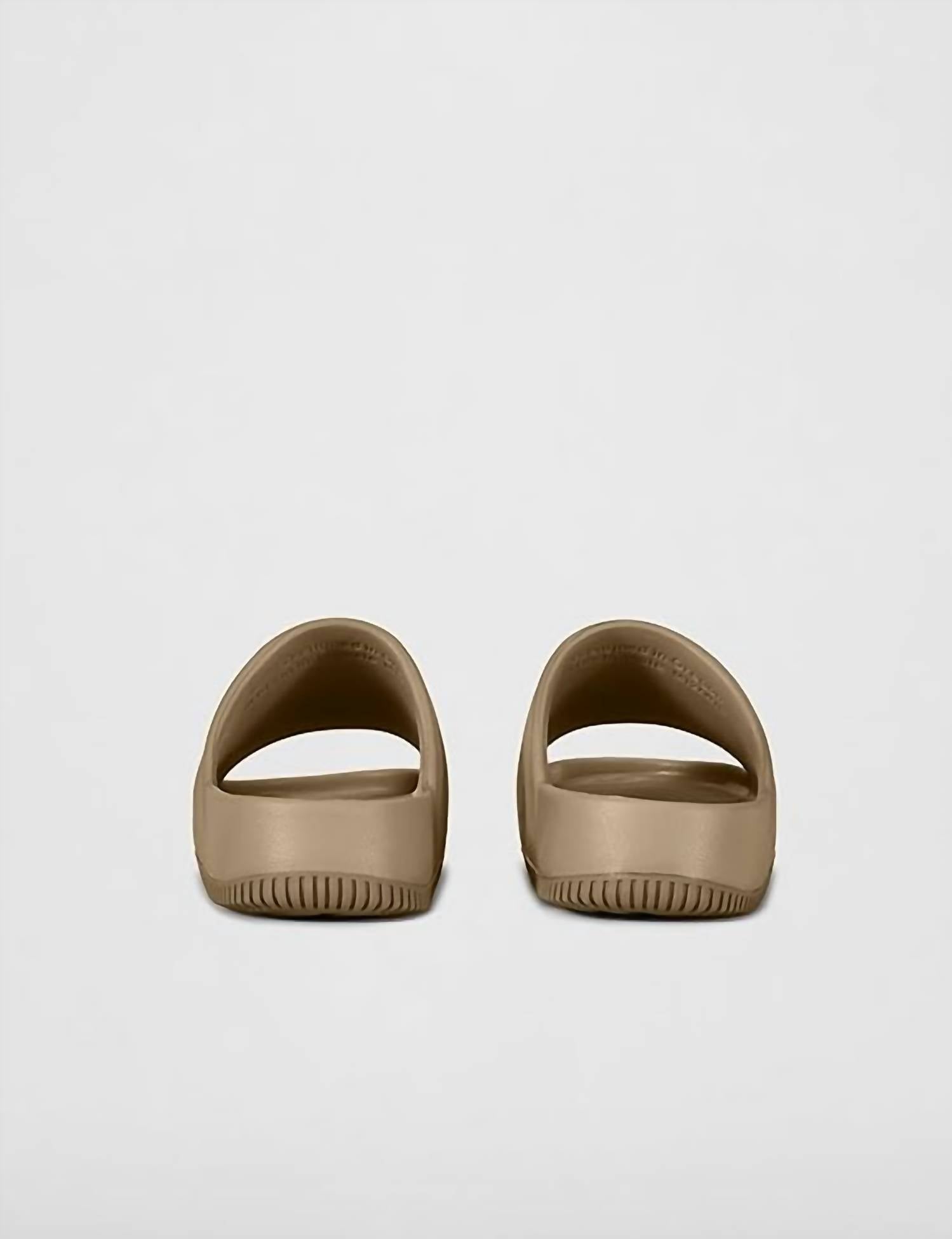 NIKE Men's Calm Slide in khaki - men's sandal - detail view