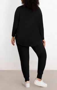 Sympli - Bamboo V-Neck Boxy Top