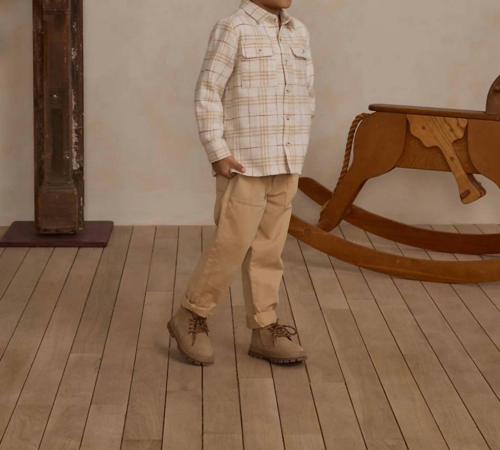 Rylee + Cru - Boys Vintage Long Sleeve Button Up