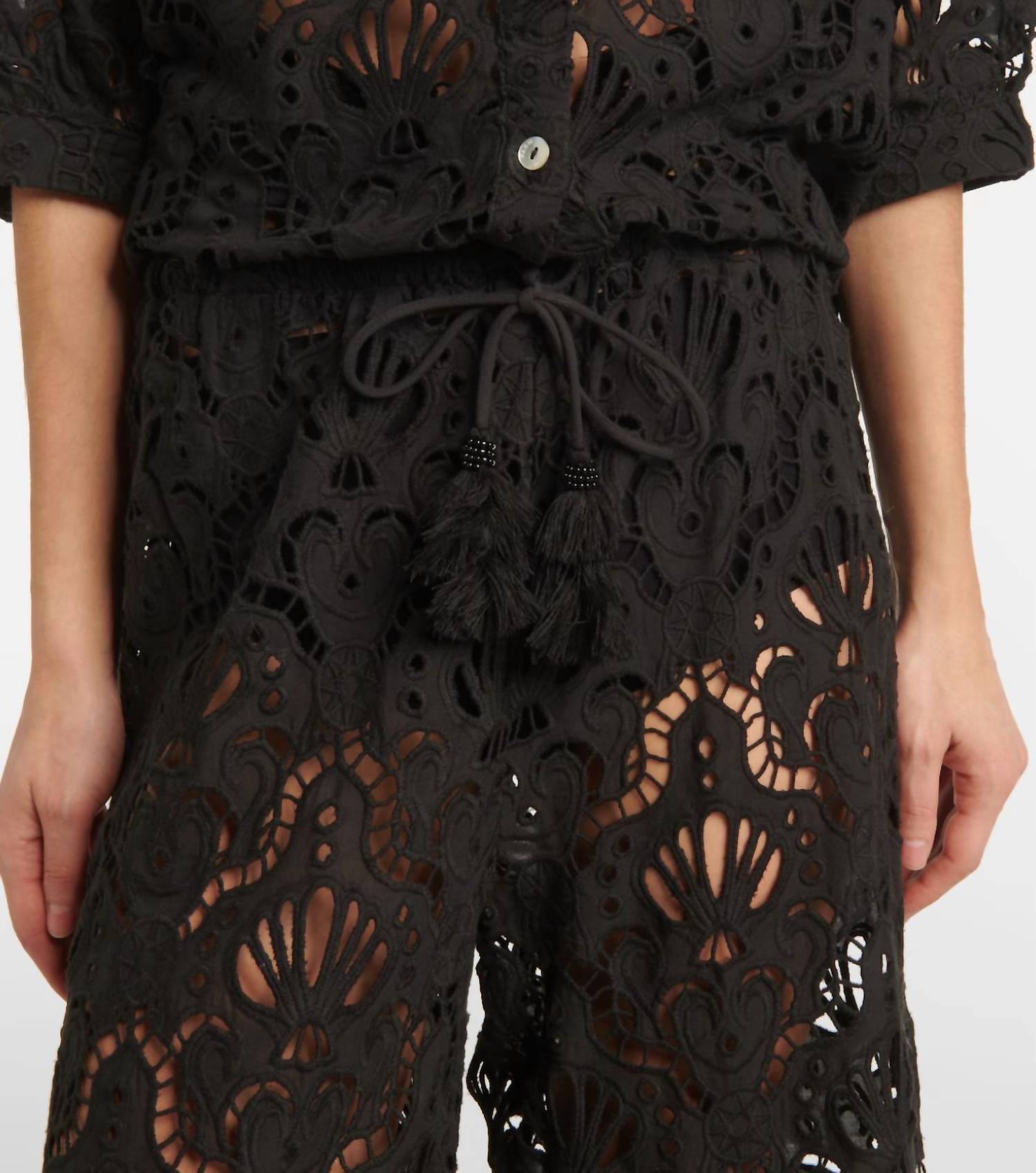 Farm Rio - Seashell Eyelet Pants
