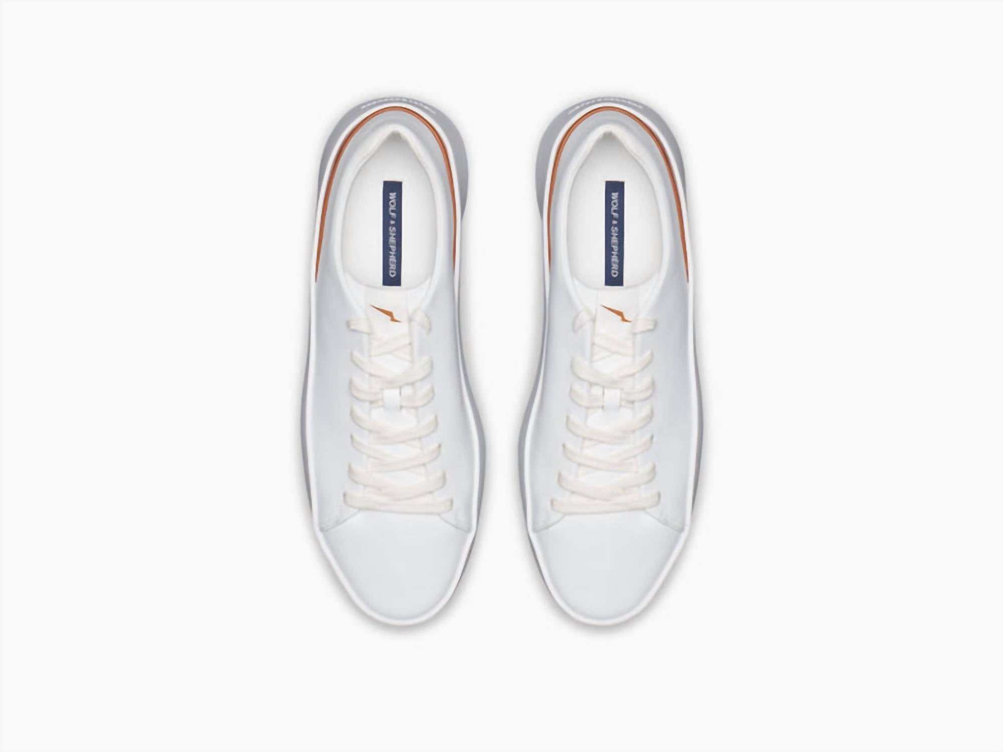 Wolf & Shepherd Women's Cruise Lo Casual Sneakers in white - women's sneaker - view 4