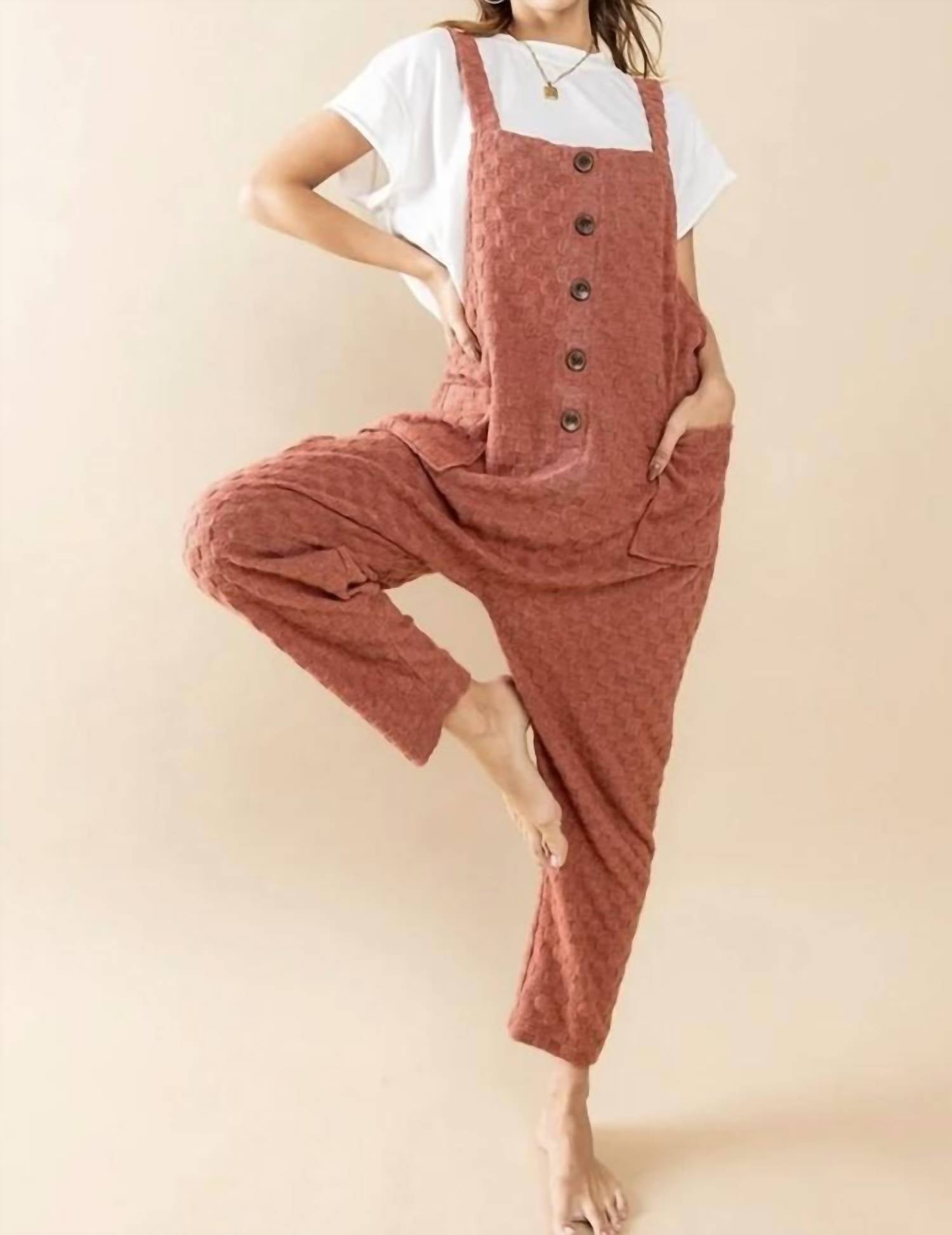 Ces Femme - Not Trying Today Jumpsuit