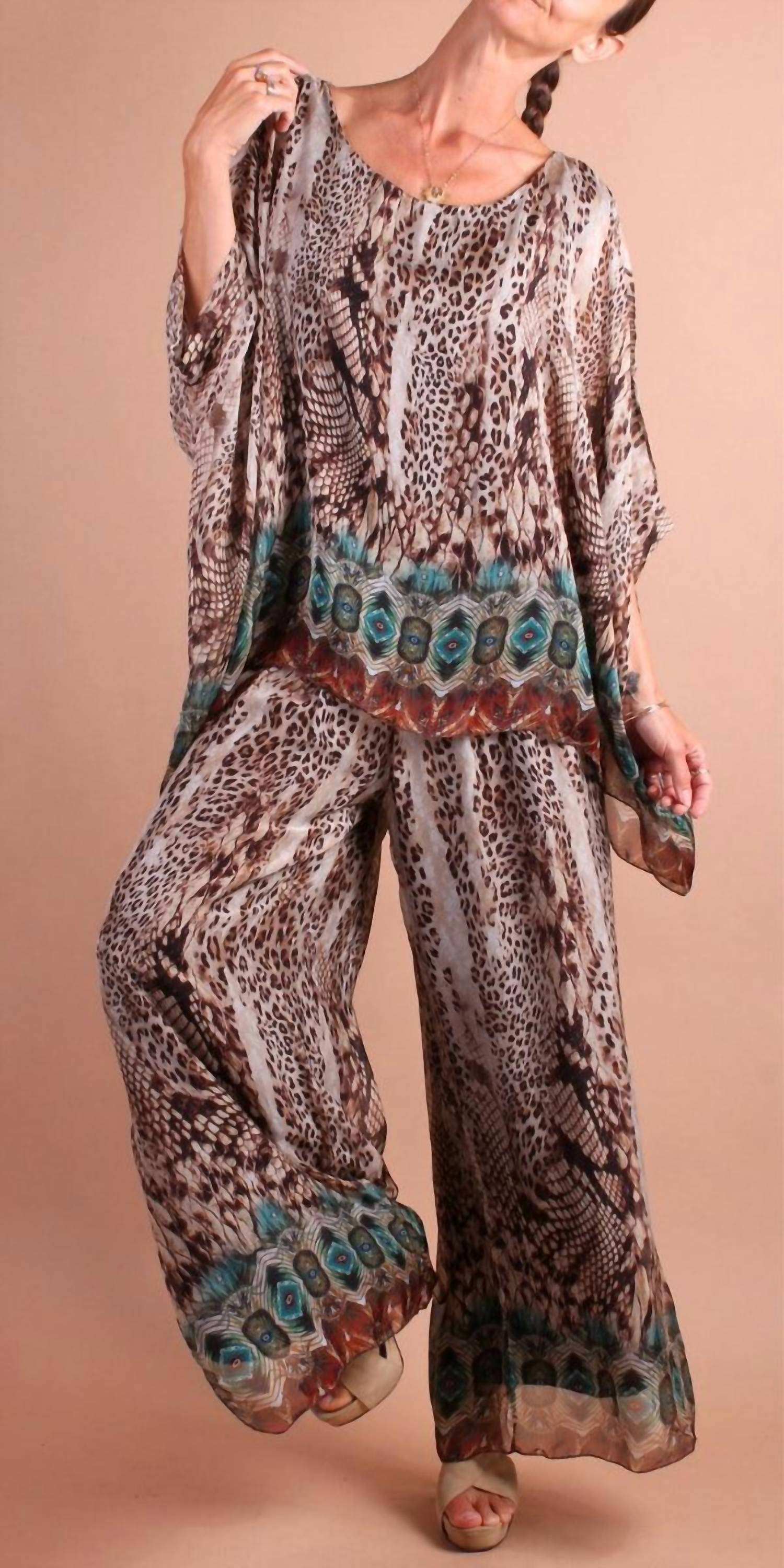 Gigi Moda - Jasmin Boho Slit Pant