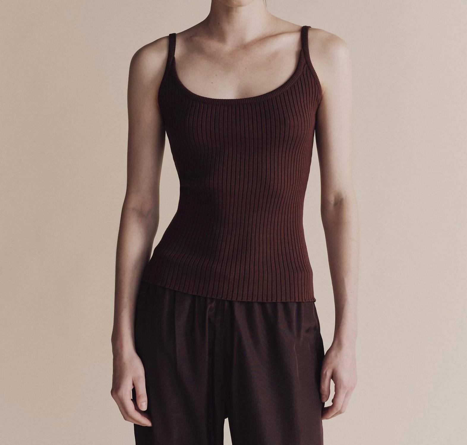 Mijeong Park - Ribbed Knit Tank Top