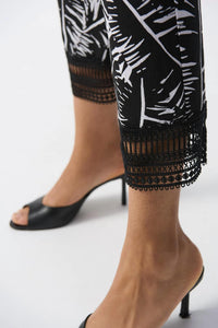 Joseph Ribkoff - Tropical Print Cropped Pants