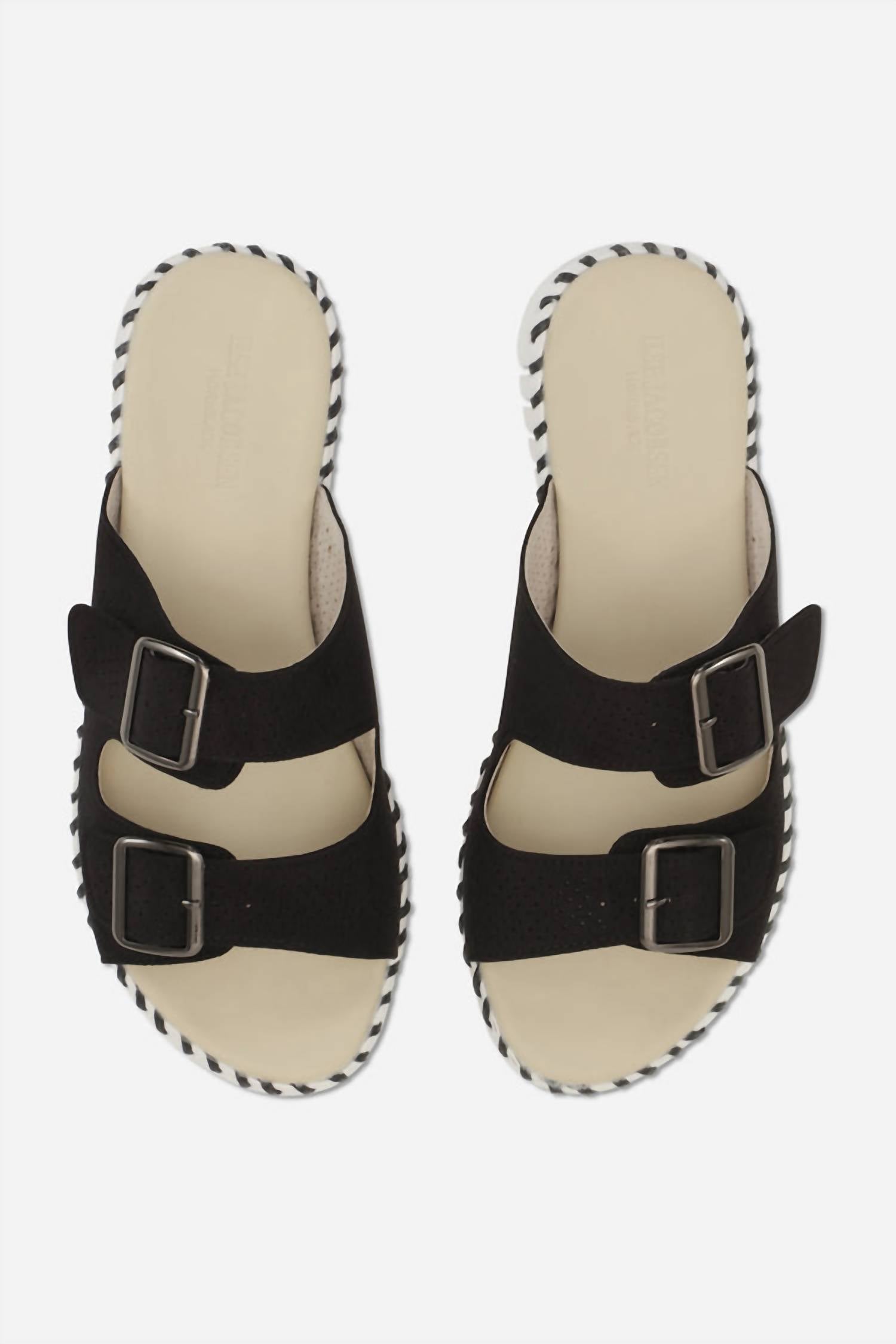 Ilse Jacobsen Women's Tulip Lightweight Sandal in black - women's sandal - alternate view