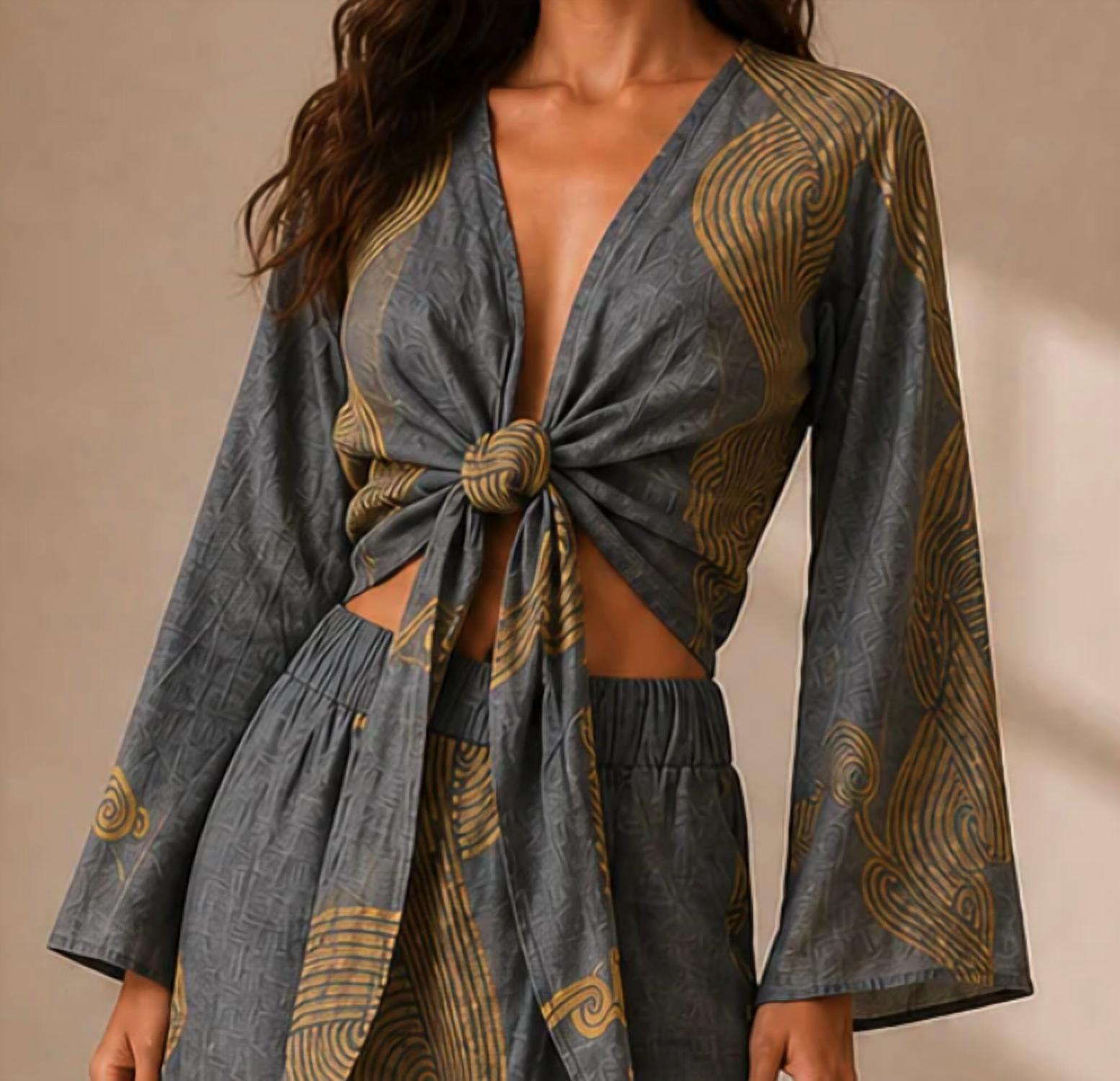 Mystery Resort - Naxos Top And Maxi Skirt Set