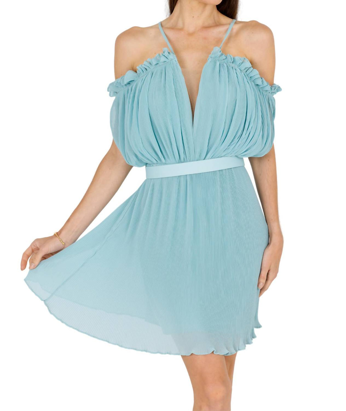 Akalia - Oriella Sleeveless Mini Dress