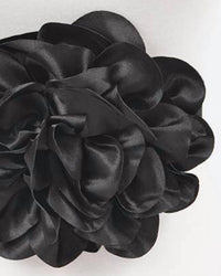 3Am By H&D Accessories - Women's Satin Big Flower Elastic Belt