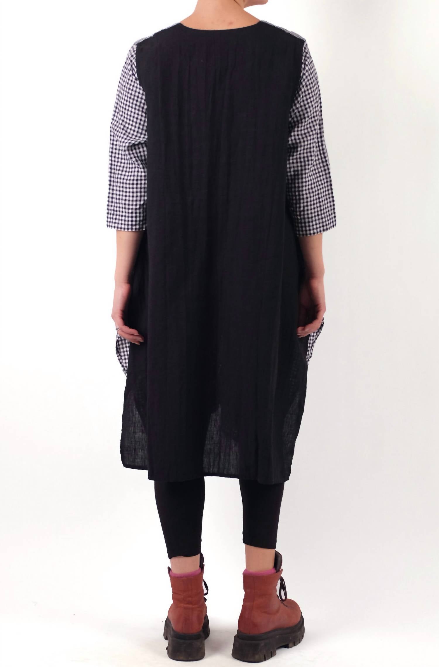 Cheyenne - Plaid Mix Midi Dress