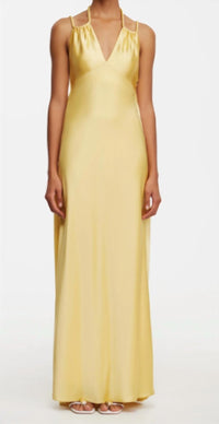 ACLER Woodlake Maxi Dress in yellow - women's dress