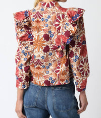 Olivaceous - Autumn Ruffle Top