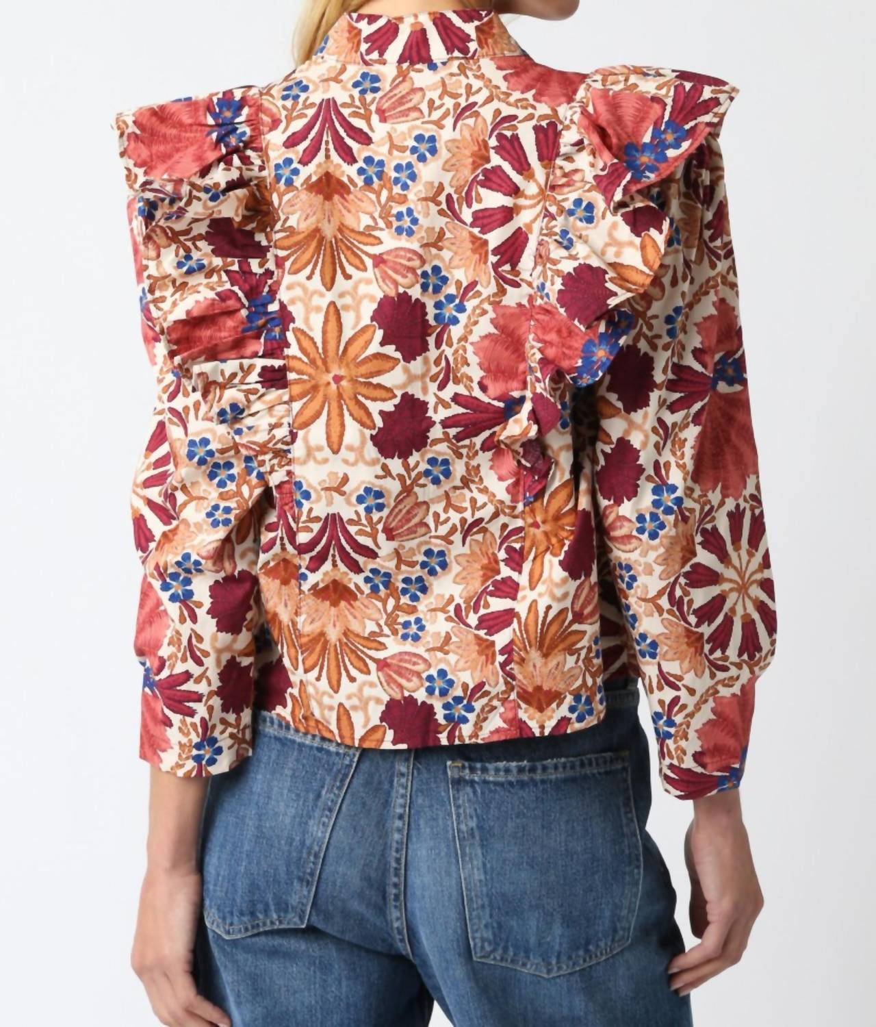 Olivaceous - Autumn Ruffle Top