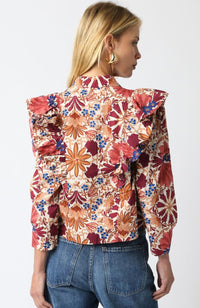 Olivaceous - Autumn Ruffle Top