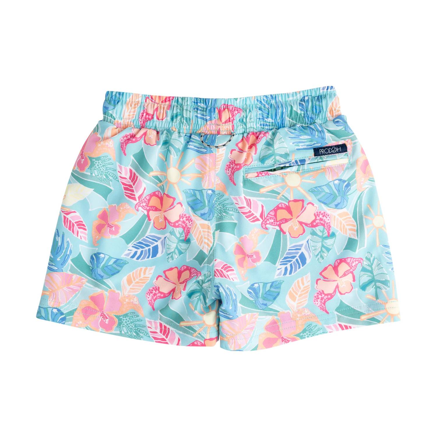 Prodoh - Boy's Palm Print Boogie Board Swim Trunk