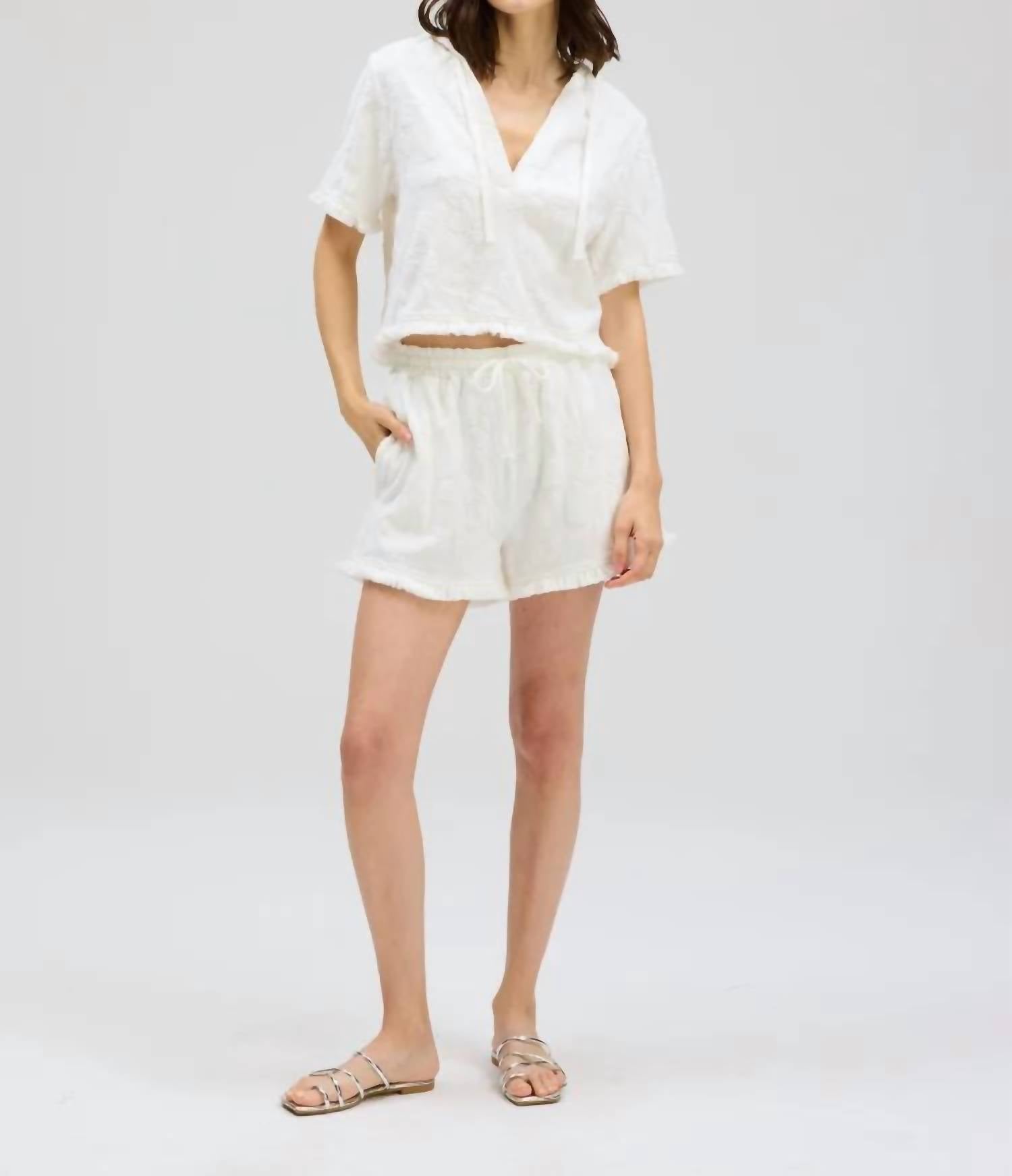 Allison - Capri Drawstring Shorts