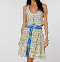 Elizabeth James The Label Isabel Mini Skirt in tulip ivory - women's skirt - detail view