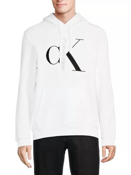 Calvin Klein - Mixed Logo Monogram Pullover Hoodie