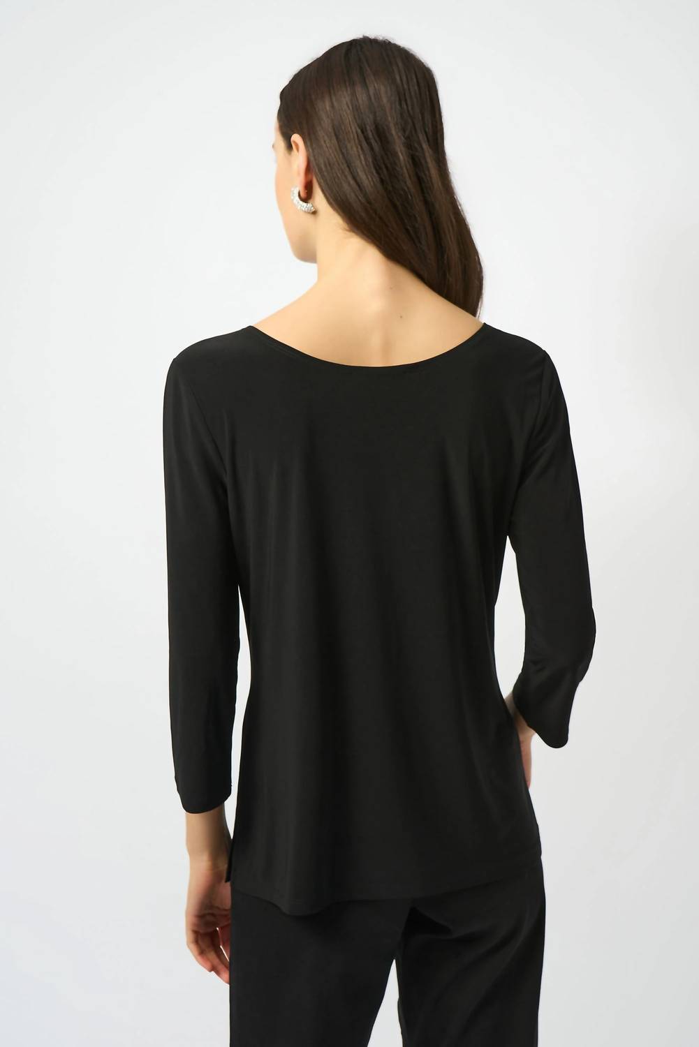 Joseph Ribkoff - Scoop Neck 3/4 Sleeve Relaxed Top