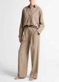 Vince - Camille Mid Rise Wide Leg Trouser